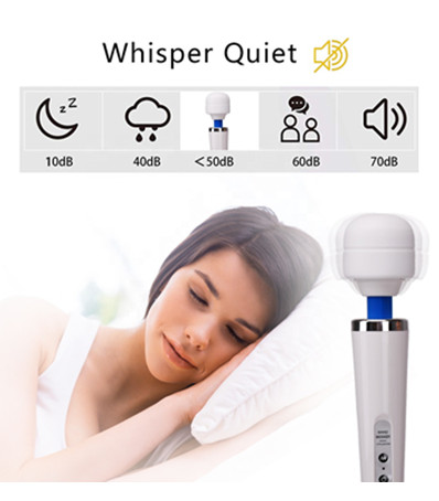 10 Speeds Rechargeable Powerful Vibration Wand Mas