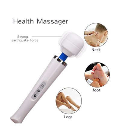 10 Speeds Rechargeable Powerful Vibration Wand Mas
