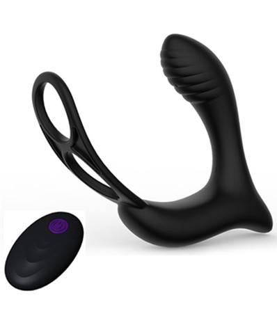 Anal plug prostate massager for men