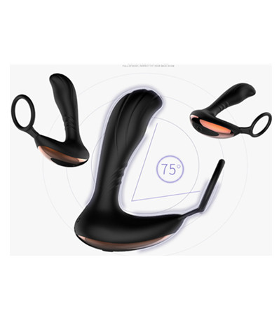 Anal plug prostate massager for men