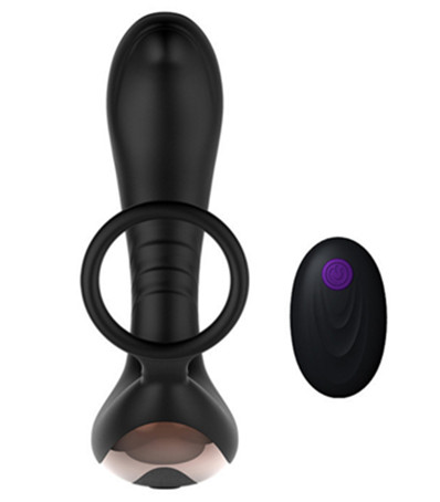 Anal plug prostate massager for men