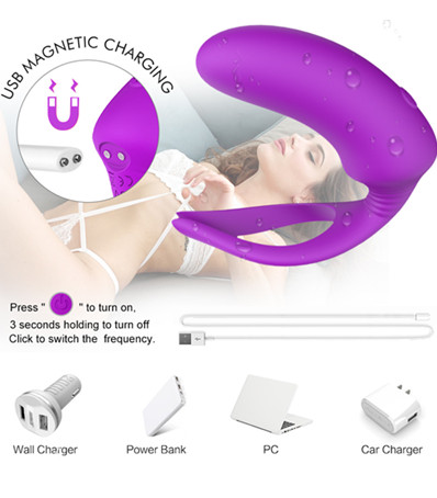 Wireless remote control vibration ring multi-frequ