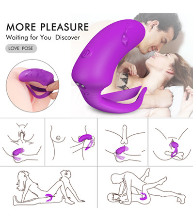 Wireless remote control vibration ring multi-frequ