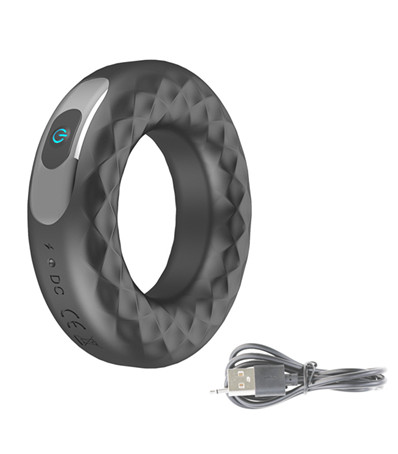 Rechargeable silicone vibration cock ring