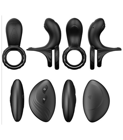 Locking sex ring male vibration silicone ring wire