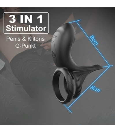 Locking sex ring male vibration silicone ring wire