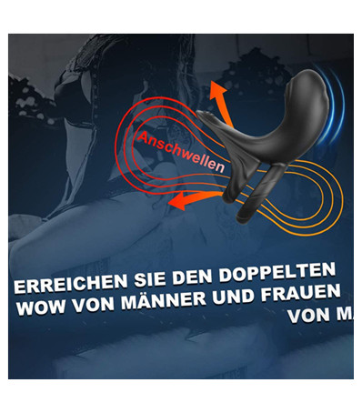 Locking sex ring male vibration silicone ring wire