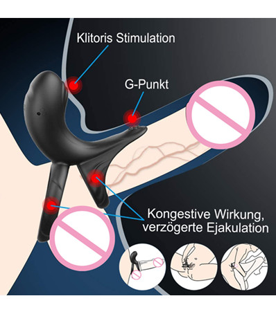 Locking sex ring male vibration silicone ring wire