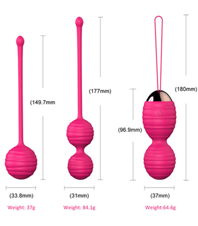 Intimate Kegel  4 Premium Silicone Kegel Balls for