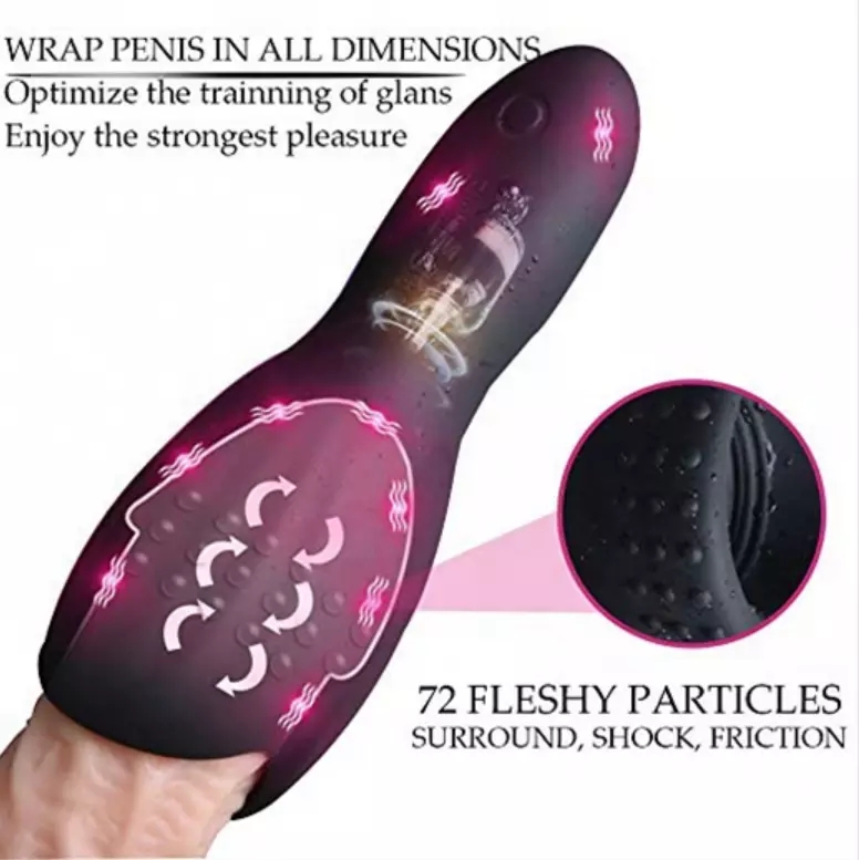 Silicone Electric Male Masturbation Toys Oral Mast