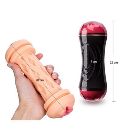 Male double-point jet cup male masturbation exerci