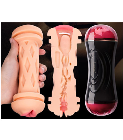 Male double-point jet cup male masturbation exerci