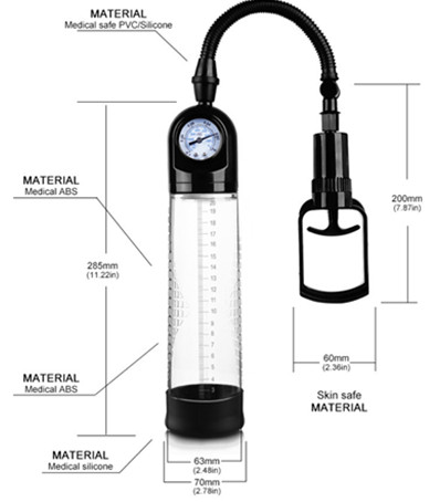 Men Massager Bigger Growth Power Vacuum penis Male