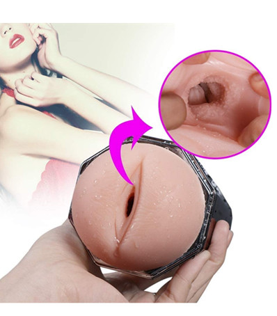 Male Massager Cup Electric Toy Men Realistic Pocke