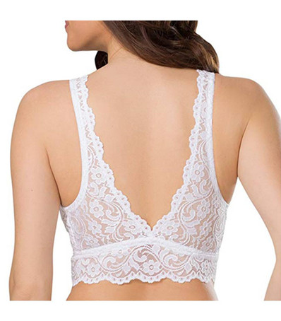 Ladies Sexy Sheer Lace Satin Nightwear Pajama V-ne