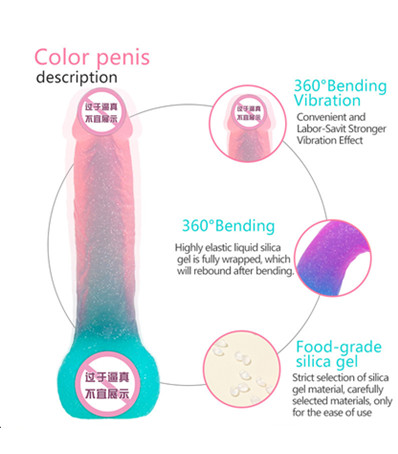 color changed dildos 