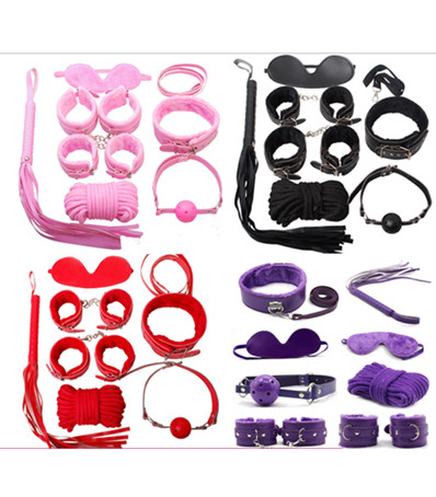 BDSM Bondage Set Leather Sex Exotic Dancewear 