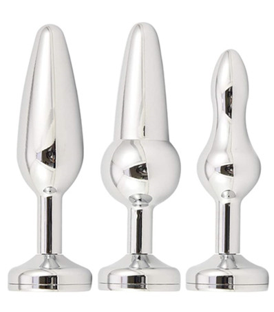 New design hot sale metal small anal plug 