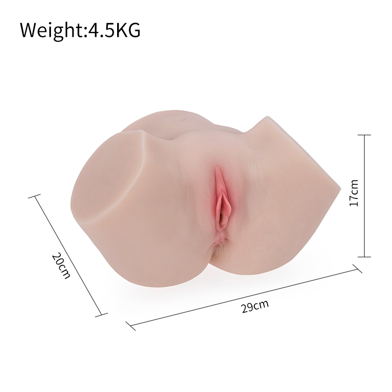 Big Ass Half Body Sex Doll Real Vagina Anal Pussy 