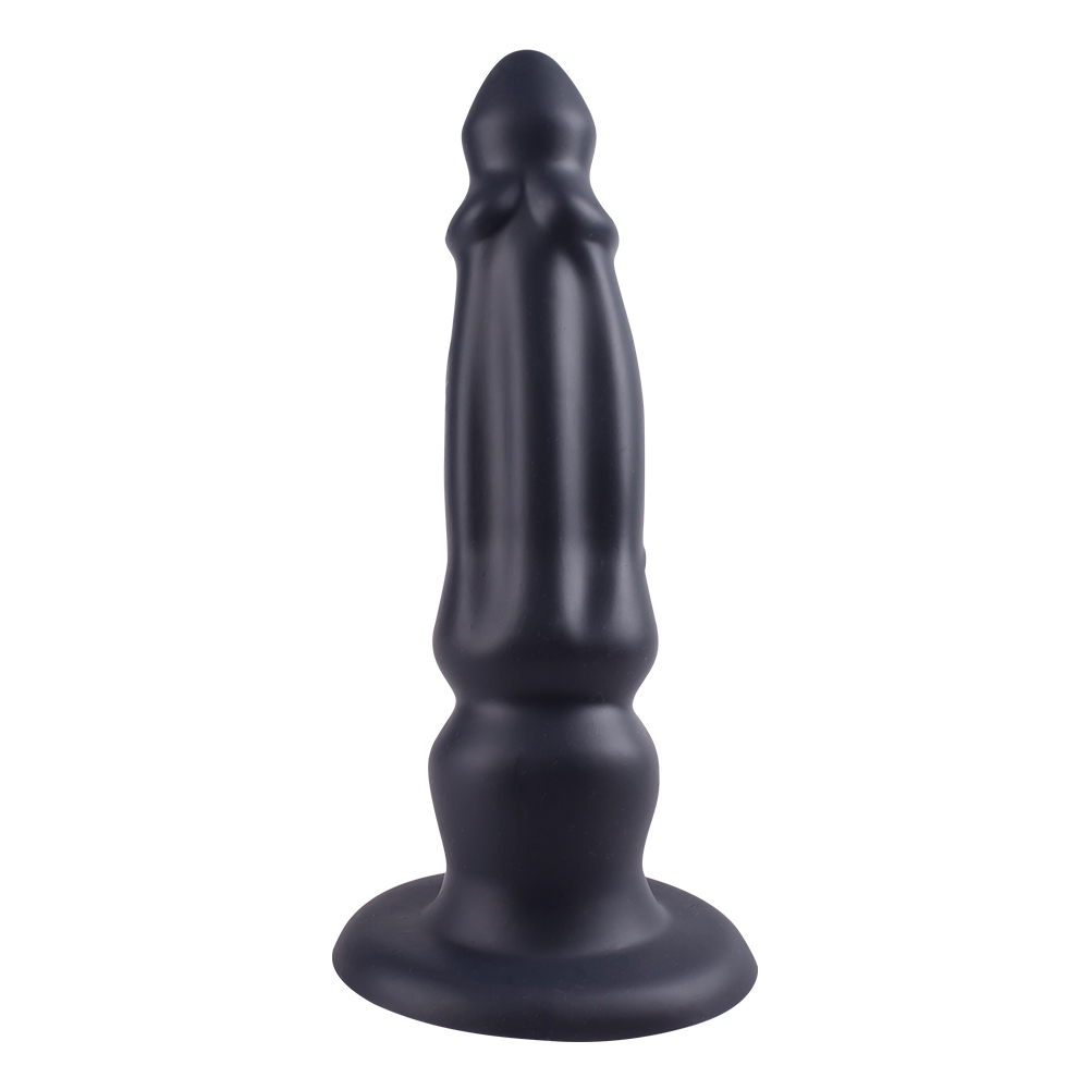 Alien-shaped liquid silicone open anal fun backyar