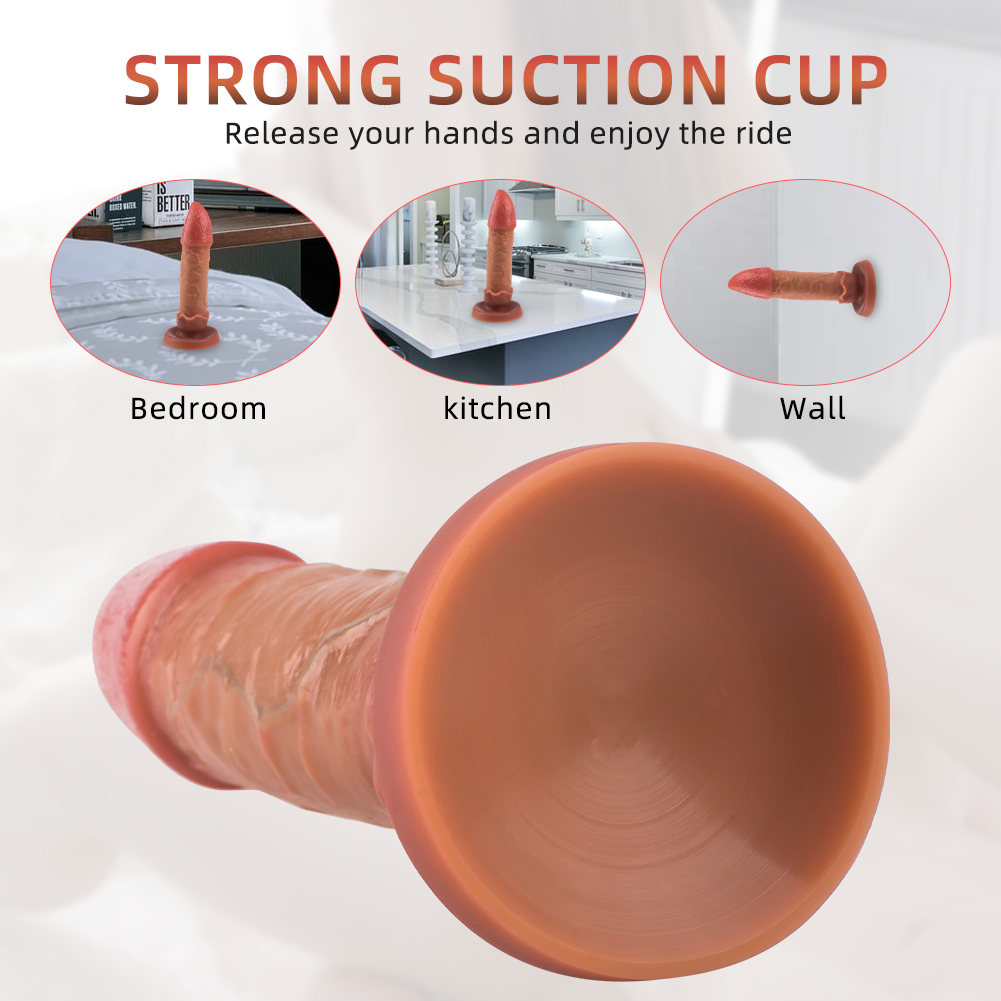 Alien liquid silicone dildo erotic female sex tool