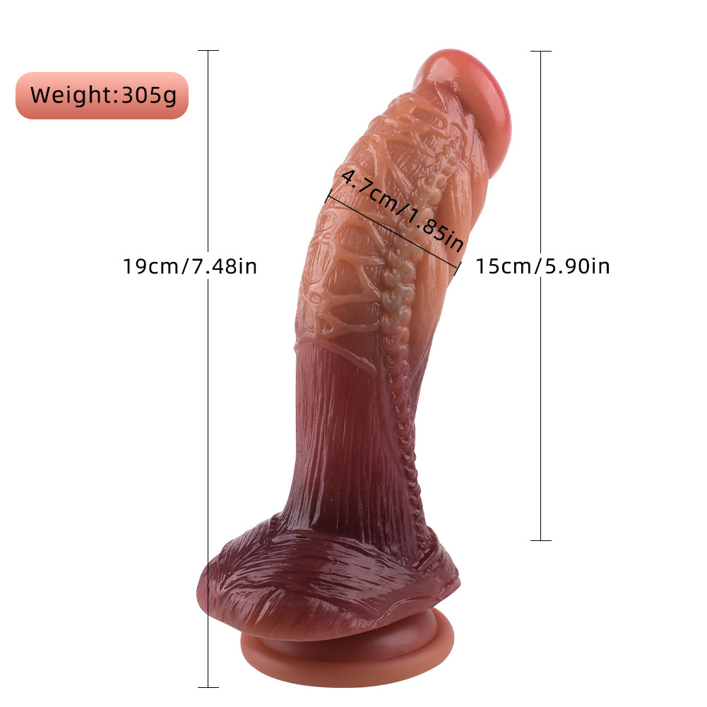 New simulation silicone special-shaped dildo for w