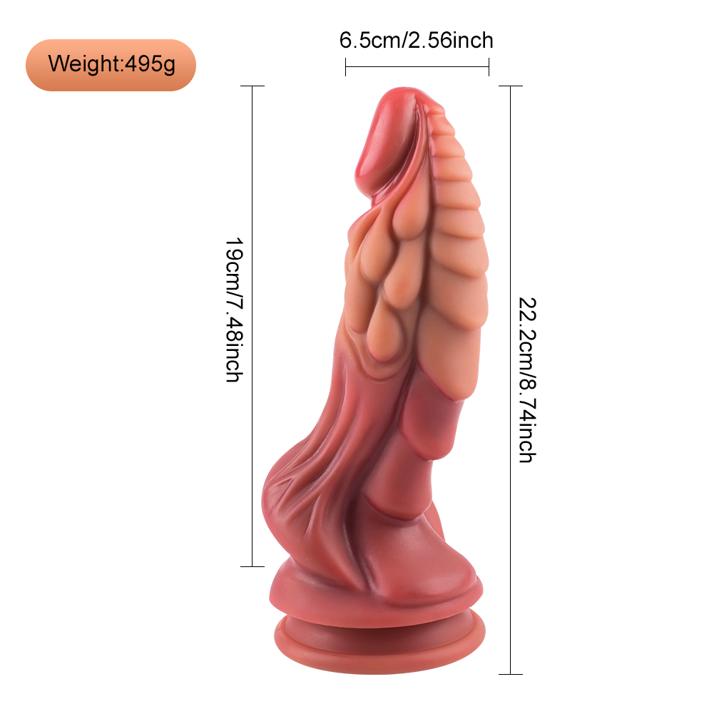 New shaped dildo simulation oversized thick dildo 