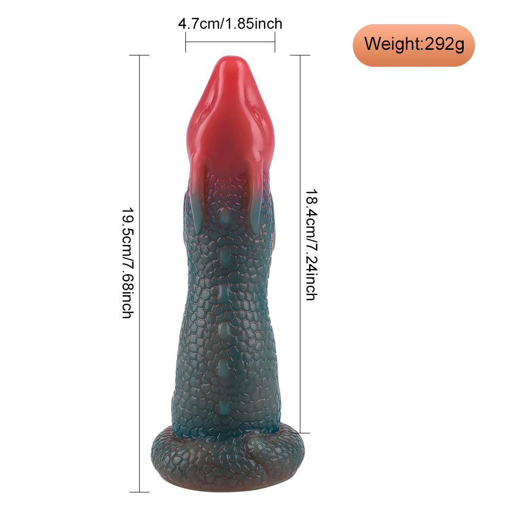 Xiaoqinglong alien-shaped phallus liquid silicone 