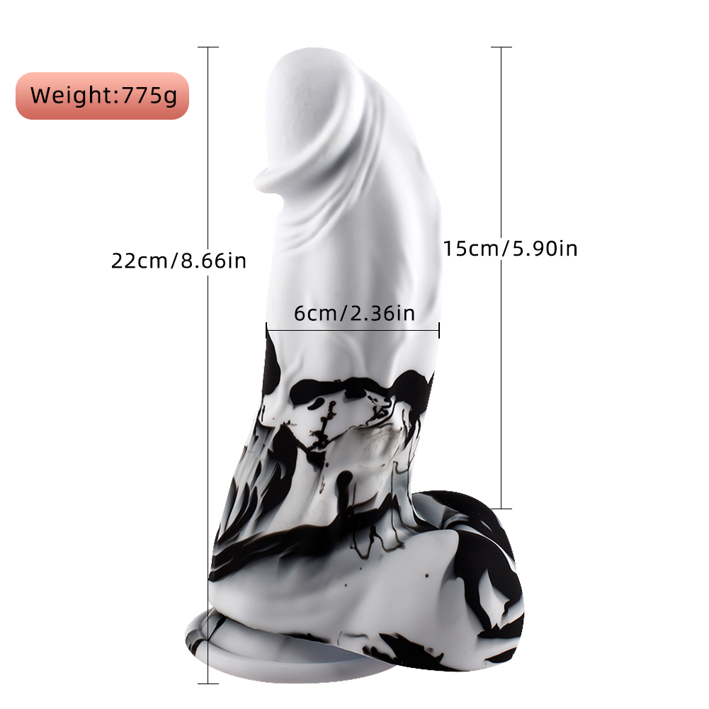 Two-color liquid silicone suction cup female mastu