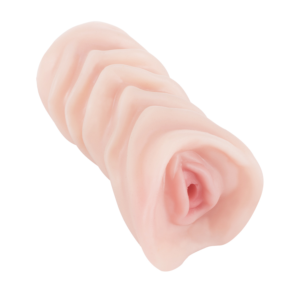 Male inverted masturbation device solid silicone f