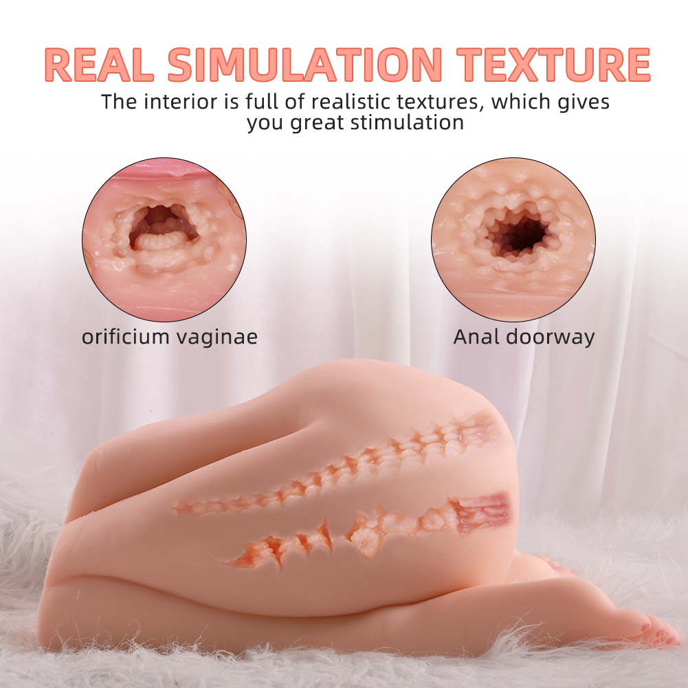 Sexy buttocks double-hole channel vaginal buttocks