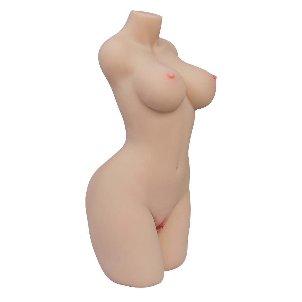 Beautiful back half-length mold male masturbation 