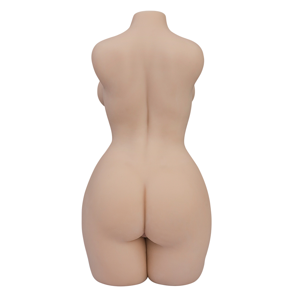 Beautiful back half-length mold male masturbation 