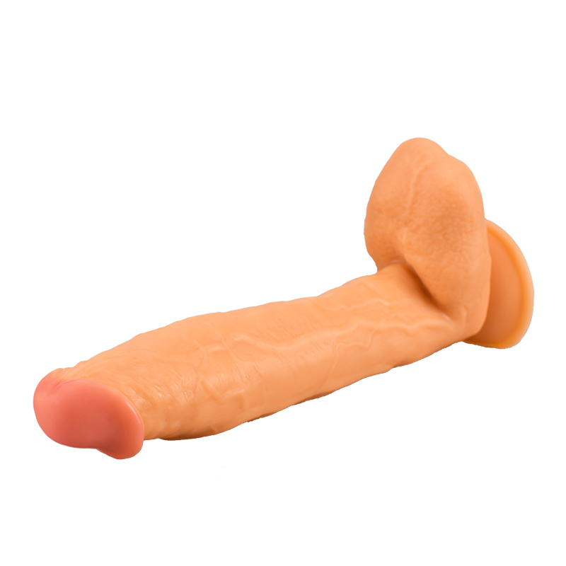 Female masturbator dildo super soft thick long sil