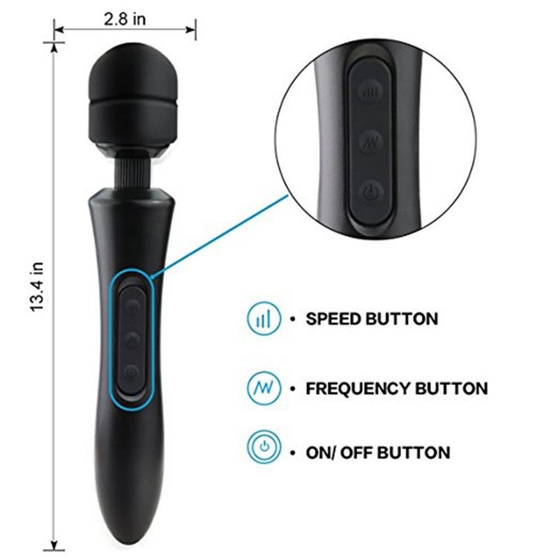 Cordless 10 Speed Female Masturbation Body Big Wan