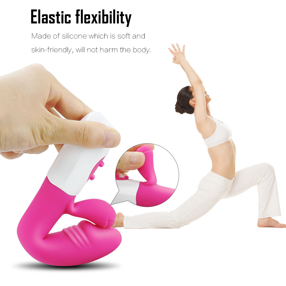 Silicone G-Spot Sex Vibrator Double Shock Rabbit V