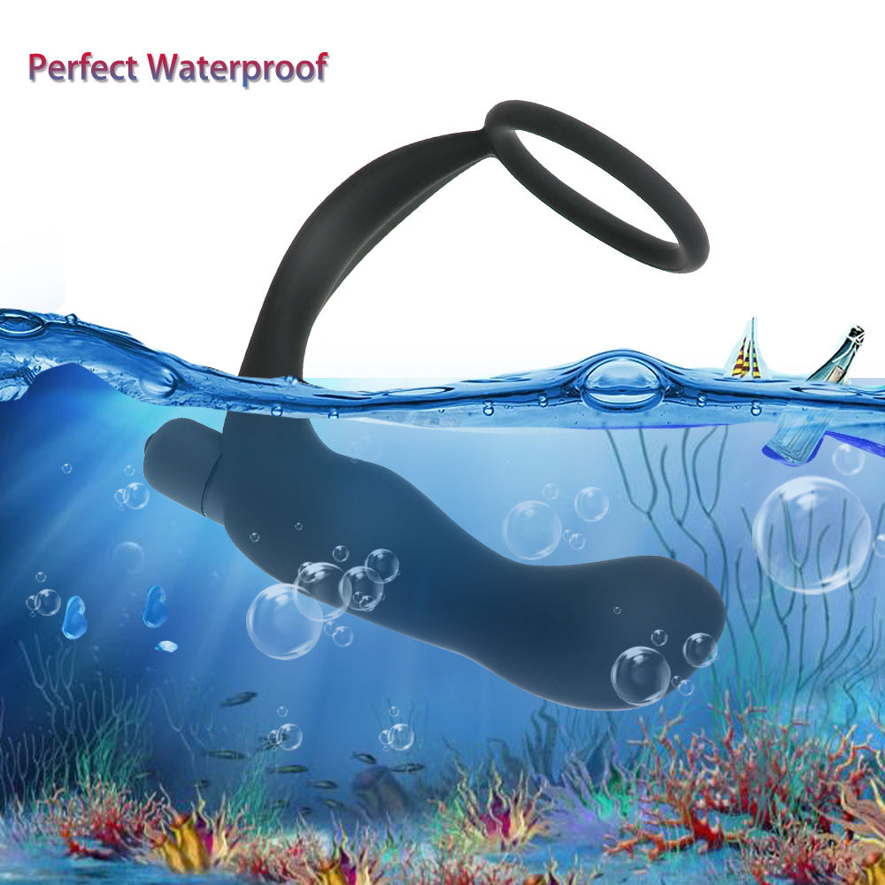 Silicone Prostate-Massager-Dildo Anal Plugs Vibrat